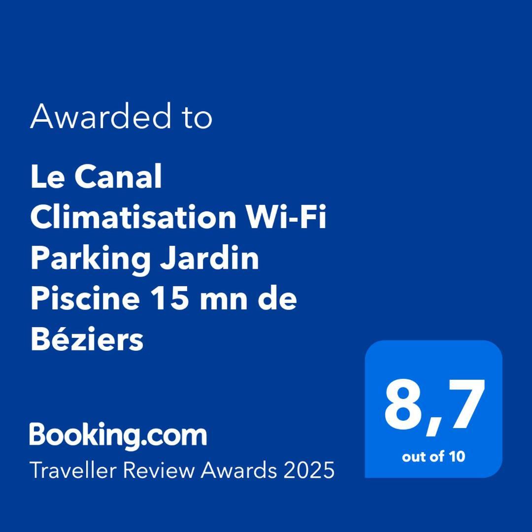 Le Canal Climatisation Wi-Fi Parking Jardin Piscine 15 Mn De Beziers Коломбие Екстериор снимка